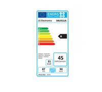 LG 34U511A-B.AEU, Monitor Gaming UltraWide 34", Curvo, Panel IPS, UWFHD (2560 x 1080), 100 Hz, Ultrapanorámico 21:9, Negro con Textura, sRGB 99%, Ajuste en Inclinación (Eje Horizontal)