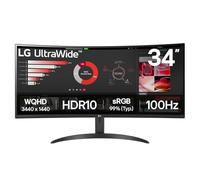 LG 34WR50QK-B Monitor PC 86,4 cm [34] 3440 x 1440 Pixel Wide Quad HD Nero (VA 34IN 1920 X 1080 21:09 5MS - HDMI X2 DISPLAYPORT HEADPHONE)