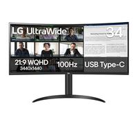 LG 34WR55QK-B pantalla para PC 86,4 cm (34") 3440 x 1440 Pixeles Wide Quad HD Negro
