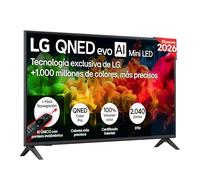 LG 43QNED80B6B - Smart TV QNED EVO AI 43" 4K Sin Reflejos 94%, 2026