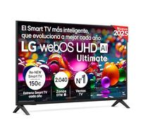 LG 43UA75006LA - TV 43", UHD 4K, WebOS 25, Ultimate IA, HDR10 Pro, Super Upscaling, Dolby Digital Plus, Google Assistant, Negro