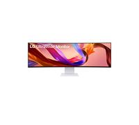 LG 49U950A-W Monitor curvo de 49 pulgadas con doble resolución QHD, 144 Hz y puerto USB-C multifunción