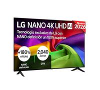 LG 55NU800B6LA - Smart TV Nano UHD AI 55" 4K Sin Reflejos 94%, 2026