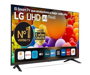 LG 55UT73006LA 55 ",UHD 4K, Serie UT73, Smart TV, WebOS24, Procesador a5, HDR10, Dolby Digital Plus, SmartTV, 3840x2160, Negro