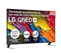 LG 65QNED84A6C - TV 65", QNED 4K, Smart TV, WebOS 25, Super Upscaling, Dolby Vision y Atmos, Alexa/Google Assistant, Negro
