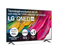 LG 75QNED80A6A - Televisión Smart TV QNED EVO 75", 4K, WebOS 26 | Procesador Potente e Inteligente, Super Upscaling, Dolby Digital Plus, Alexa/Google Assistant, Negro