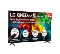 LG 75QNED82B6A - Smart TV QNED EVO AI 75" 4K Sin Reflejos 94%, 2026