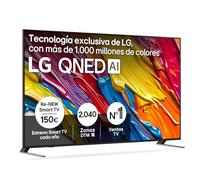 LG 75QNED84A6C - TV 75", 4K QNED EVO, Smart TV, WebOS 25, Procesador Potente e Inteligente, Super Upscaling, Dolby Dilgital Plus, Alexa/Google Assistant, Negro