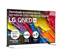 LG 75QNED84A6C - TV 75", QNED 4K, Smart TV, WebOS 25, Super Upscaling, Dolby Vision y Atmos, Alexa/Google Assistant, Negro