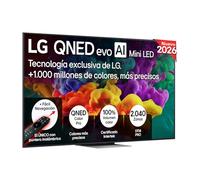 LG 75QNED86B6B - Smart TV QNED EVO AI 75" 4K Sin Reflejos 94%, 2026