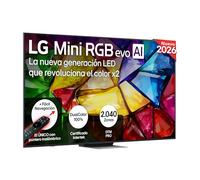 LG 86MRGB87B6B - Smart TV MRGB AI 86" 4K Sin Reflejos 94%, 2026 | Mini RGB, Smart TV, WebOS 26, Procesador α8 AI Gen3, VRR 144Hz, Dolby Vision y Dolby Atmos, Alexa/Google Assistant, Negro