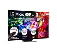 Smart TV LG Micro RGB evo AI MRGB96 86 pulgadas 4K 2026 - 86MRGB96B6B | LG ES