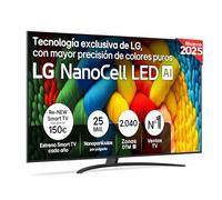Smart TV LG Nanocell LED AI NANO81 86 pulgadas 4K 2025 - 86NANO81A6A