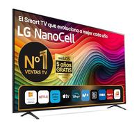LG 86NANO81T6A 86", 4K NANOCELL, Smart TV, HDR10, WebOS24, Serie 81, Procesador Alta Potencia, Dolby Digital Plus, Gaming, Alexa/Google Assistant, Negro