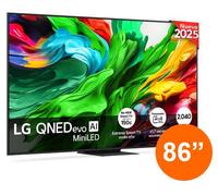 LG QNED evo AI 86QNED86A6A 2,18 m (86") 4K Ultra HD Smart TV Wifi Negro