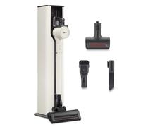 LG A9T-PRIME1C - Aspirador Escoba, All- In-One Kompressor 260W de succión, con Sistema de autovaciado, Sistema de compresión de Polvo, Beige