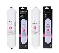 LG Cartucho filtro de agua repuesto ADQ73693901 para refrigerador ajuste a presión (paquete de 2)