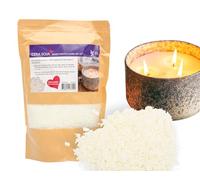 LG ARTS & CRAFTS SINCE 1997 Cera Soja - Bajo punto de fusión 48º-52ºC, Cera en pequeñas Perlas para hacer Velas decorativas, Velas Aromáticas, Velas en Copo. 850GRS