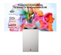 LG PU615U Proyector láser CineBeam S Mini UST 4K RGB con Dolby Atmos y funciones inteligentes