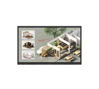 LG CreateBoard Standard pizarra blanca interactiva 190,5 cm (75") 3840 x 2160 Pixeles Pantalla táctil Negro