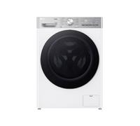 LG AI DD D4R9513TPWC - Lavadora secadora de 13/7 kg, Serie R9, Clase D, lavadora secadora, 1400 rpm, TurboWash 360, vapor Steam+ y antiarrugas, autodosificación, Wi-Fi, blanca