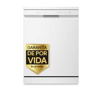 LG DF273FW - Lavavajillas de 60 Cm con Tecnología QuadWash 14 Cubiertos y Tercera Bandeja Clase A