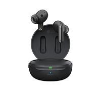 LG Electronics Auriculares Intraurales Bluetooth Tone Free Fit DFP9con Sistema Meridian, ANC Cancelación Activa de Ruido, Compatible con Siri y el Asistente de Google, Negro, Pequeño