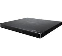 LG Electronics BP60NB10 Unidad híbrida portátil ultradelgada UHD 4K/BLU-Ray/DVD+/-RW, Compatible con USB 3.0, PC Windows, Linux, Mac OS, con Soporte M-Disc, reducción de Ruido, Negro