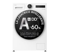 Lg F4X9009TWCE - Lavadora Carga Frontal 9 Kg 1400 Rpm con Vapor WiFi Clase A-60% Blanca