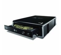 LG GE20LU10 Lector Grabador DVD-RW USB Lightscribe Securedisk DL Para PC Negro