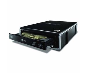 LG GE20LU10 Lector Grabador DVD-RW USB Lightscribe Securedisk DL Para PC Negro