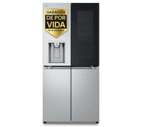 LG InstaView GMG861MBAE nevera puerta lado a lado Independiente 508 L E Negro, Acero inoxidable