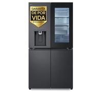 LG InstaView GMG961EVKE nevera puerta lado a lado Independiente 637 L E Negro, Acero inoxidable