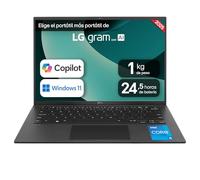 LG gram 14Z90RU-G.AA55B Portátil Ultraligero 14 Pulgadas, IPS WUXGA, Intel Core i5-1334U 10 núcleos, 16GB RAM, 512GB SSD, 999 g, Batería hasta 24.5h, Intel Graphics, Windows 11 Home, Negro