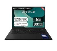 LG gram 16Z90TL-G.AS58B Ordenador Portátil 16 Pulgadas Intel Core Ultra5 228V, 16 GB RAM, 1TB SSD, Panel IPS Antirreflejo, WQXGA, 1.305 g, 28.5 Horas, Windows 11 Home, Negro, Teclado QWERTY Español