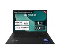 Portátil LG Gram 14ZD90T-G AX88B Intel Core Ultra 7-255H/ 32GB/ 1TB SSD/ 14'/ Sin Sistema Operativo