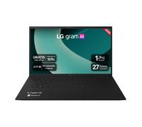 LG Gram 15Z80T-G.AS58B ordenador portatil Copilot+ PC AMD Ryzen AI 5 340 Portátil 38,1 cm (15") Full HD 16 GB LPDDR5-SDRAM 1 TB SSD Wi-Fi 6E (802.11ax) Windows 11 Home Español Negro