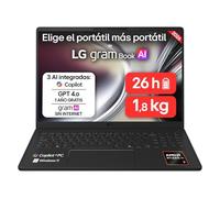 Portátil LG Gram 16U55U-G.AU75BN 16" AMD Ryzen AI 7 445 16GB 512GB SSD Radeon Windows 11