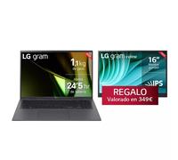 LG gram 16Z90S + Monitor Portátil LG +view 16MR70/ i7/ 32GB/ 1TB SSD - 16Z90S-G.AD7BZ.EEES.C