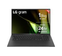 LG Gram 16ZD90S Intel Core Ultra 7 155H Portátil 40,6 cm (16") WQXGA 16 GB LPDDR5-SDRAM 512 GB SSD Wi-Fi 6E (802.11ax) Negro
