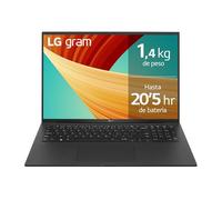 LG Gram 17Z90R Intel® Core™ i7 i7-1360P Portátil 43,2 cm (17") 2K 32 GB LPDDR5-SDRAM 512 GB SSD NVIDIA GeForce RTX 3050 Wi-Fi 6 (802.11ax) Windows 11 Home Español Negro