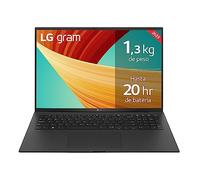 LG Gram 17ZD90R-G.AX75B - Ordenador Portátil, 17 Pulgadas IPS , Intel Core EVO i7 13ª Gen, sin sistema operativo, 16 GB RAM, 512 GB SSD, 1.35 Kg, 20 h de Autonomía, Color Negro