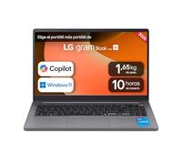 LG gram Book 15U50T-G.AA56B 15 Pulgadas, Intel Core i5, 16 GB RAM, 512GB SSD, Panel IPS Antirreflejo, Intel Iris Xe Graphics, 1.650 Kg, 10 Horas, Plateado Teclado QWERTY Español