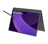 LG gram Pro - Laptop con pantalla táctil OLED ligera 2 en 1 de 16 pulgadas, Intel Evo Edition, con procesador Intel Core Ultra7 255H, Windows 11 Home, 16 GB de RAM, SSD de 1 TB, color negro obsidiana