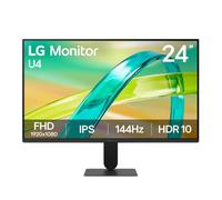 LG Monitor 24U411B-B 61cm FHD 144Hz IPS Pantalla de Escritorio, Color Negro | sRGB 99%, HDR10, 1ms MBR 5ms GtG, AMD FreeSync, ajuste de inclinación, HDMI, D-Sub
