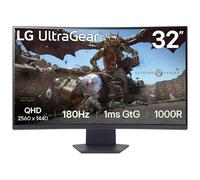 LG Monitor Gaming UltraGear 32" WQHD Curvo 180Hz 1ms VA 32GS60QX-B HDMI DP 2560x1440