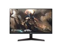 LG - Monitor Gaming UtraGear 24 pulgadas, Panel IPS, 144 Hz, 1 ms, 1000:1, 300nit, sRGB 99%, HDMI, DisplayPort, Tecnología AMD FreeSync Premium, 24GN600-B, Monitor LG, para Ordenador, Color Negro