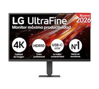 Monitor Profesional LG UltraFine 27U730B-B 27'/ 4K/ Regulable en altura/ Negro
