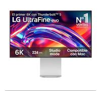 LG Monitor Ultrafine 32U990A-S 32 Pulgadas 6K IPS Black Thunderbolt 5 para Mac Diseño Gráfico Fotografía Edición Vídeo