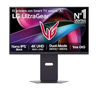 LG Monitor Ultragear Gaming 27G850A-B - 27'', Nano IPS, 240 Hz, Morado | 1 ms (GtG), G-Sync Compatible y FreeSync Premium Pro, DCI-P3 99%, AJUSTE ALTURA, UHD 4K (3840 x 2160), Panel IPS, 1 ms